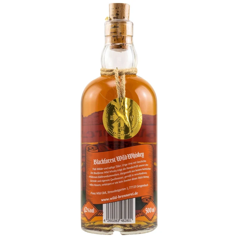 Blackforest | 6 Jahre | Wild Whisky | Peated | German Whisky | 0,5l | 42%