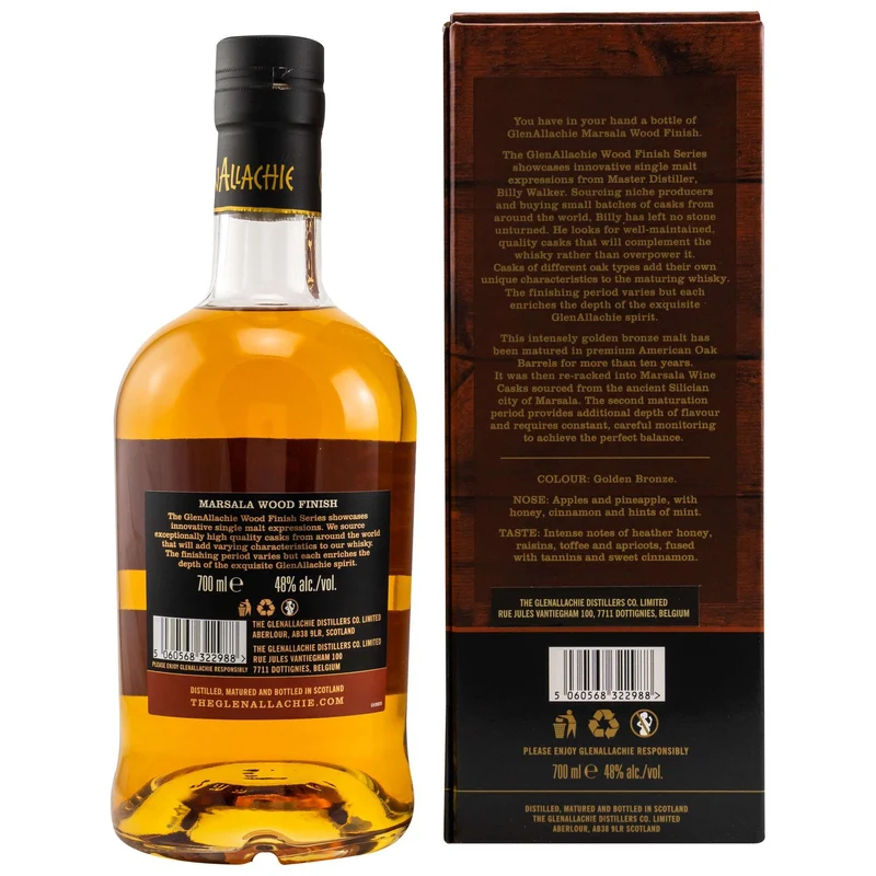 GlenAllachie | 12 Jahre | Marsala Wood Finish | Germany Exclusive | 48%