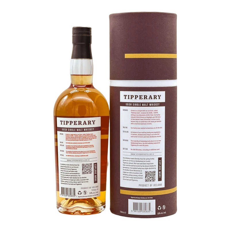 Tipperary | Homegrown Barley | Batch 2020.SM.01 | Irish Whiskey | 50%