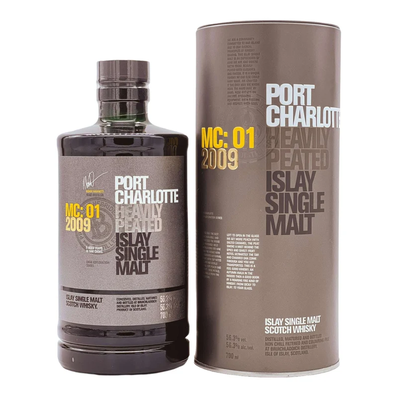Port Charlotte | 9 Jahre | MC: 01 2009 | Heavily Peated | 56,3%
