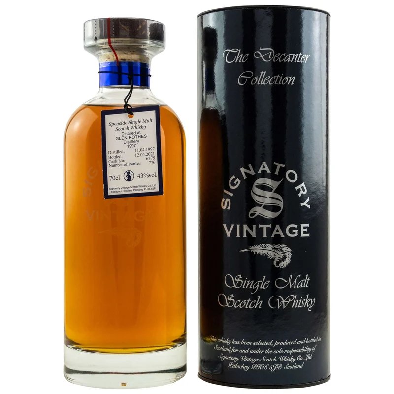 Glenrothes | 24 Jahre | 1997/2021 | Signatory Ibisco Decanter Cask #6375 | 43%