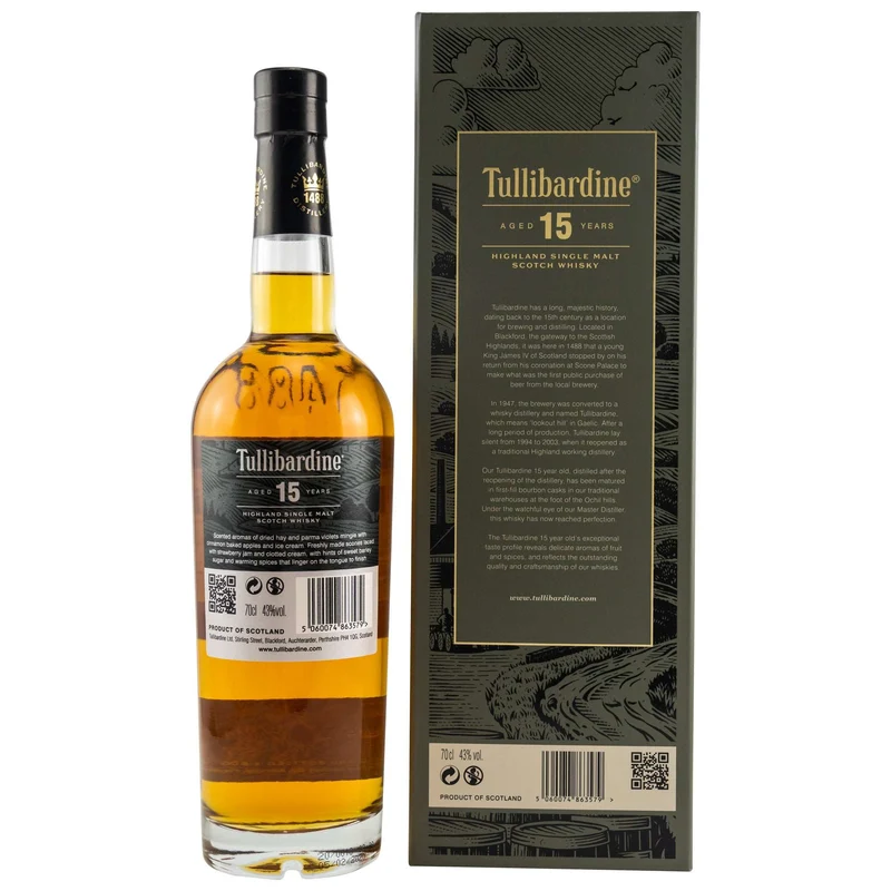 Tullibardine | 15 Jahre | 43%