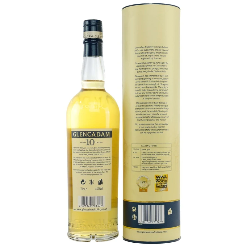 Glencadam | 10 Jahre | “The Rather Delicate” | 46%