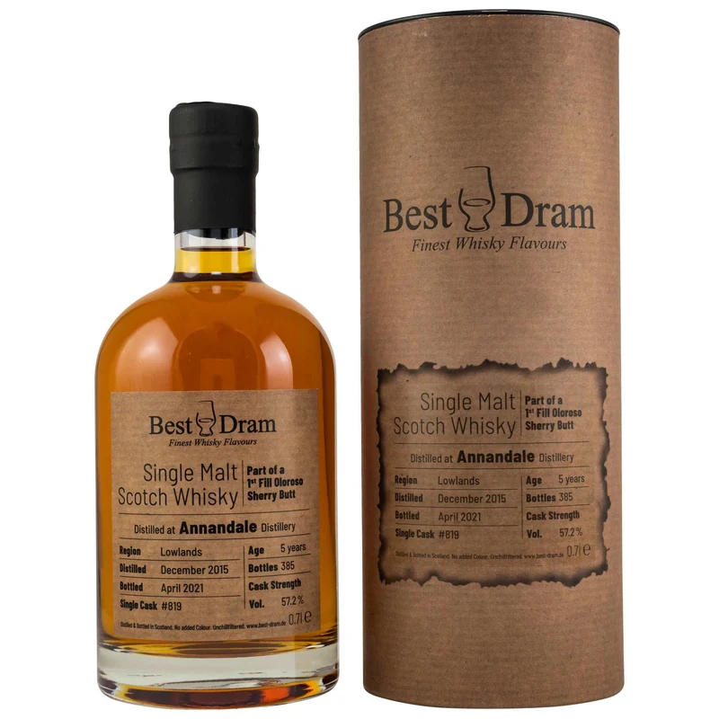 Annandale | 5 Jahre | Best Dram | Oloroso Sherry |Scotch Whisky | 57,2%