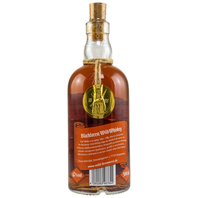 Blackforest | 8 Jahre | Wild Whisky | Sherry Cask | German Whisky | 0,5l | 42%