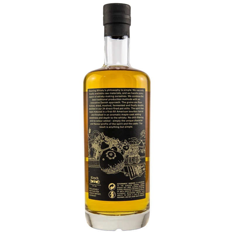 Stauning | 5 Jahre | 2017/2022 | Barley | Maple Syrup Cask #8400 | Danish Whisky | 57,6%