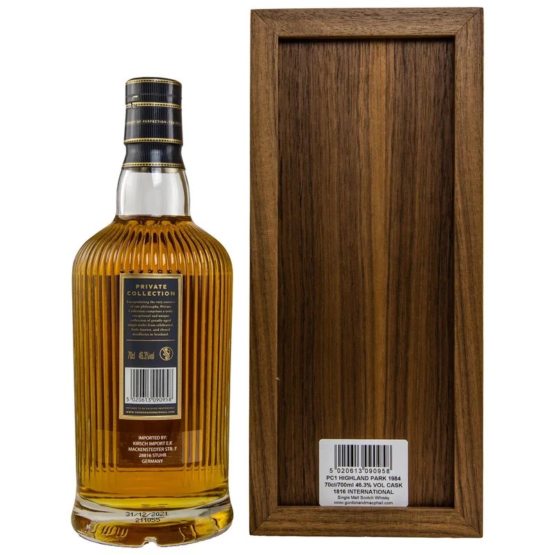 Highland Park | 37 Jahre | 1984/2021 | Private Collection | Gordon & MacPhail | 46,3%