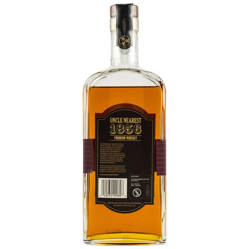 Uncle Nearest | 1856 | 100 Proof | Premium Tennessee Whiskey | 50%