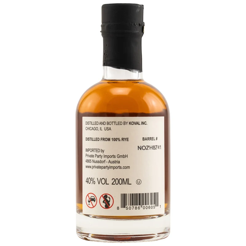 Koval | Single Barrel Rye Whiskey | 0,2l | 40%