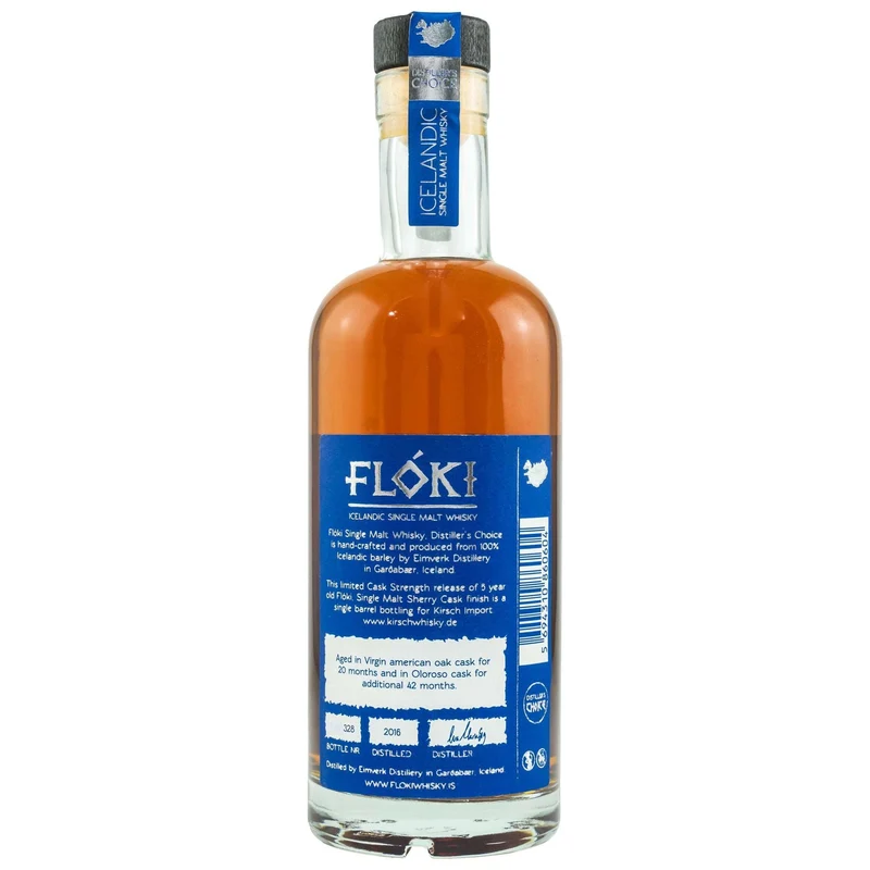 Flóki | 5 Jahre | 2016/2022 | Distiller’s Choice #397 | Icelandic Whisky | 0,5l | 62%