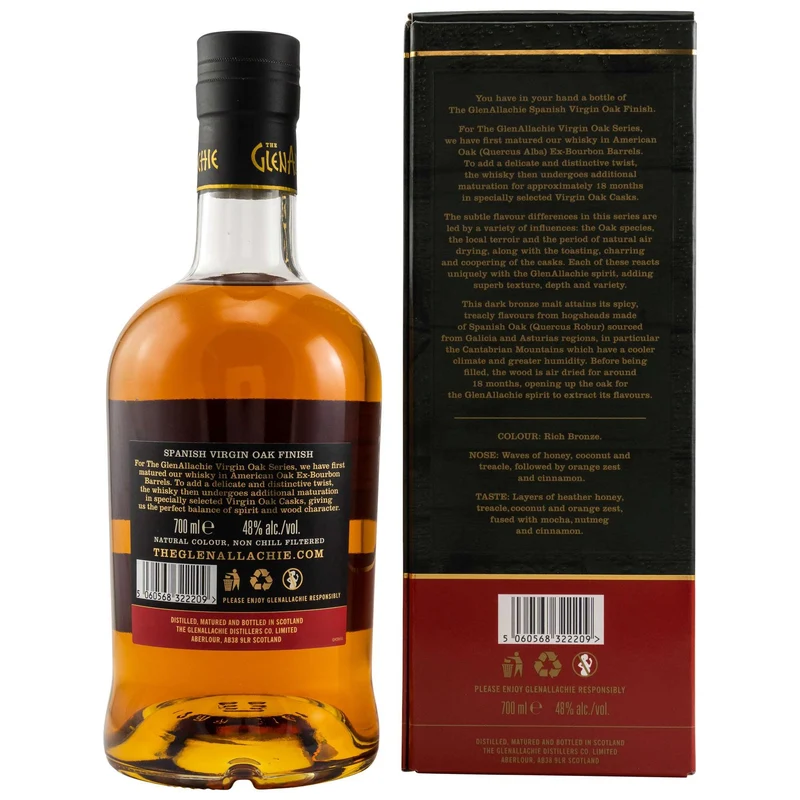 GlenAllachie | 12 Jahre | Spanish Oak Wood Finish | 48%