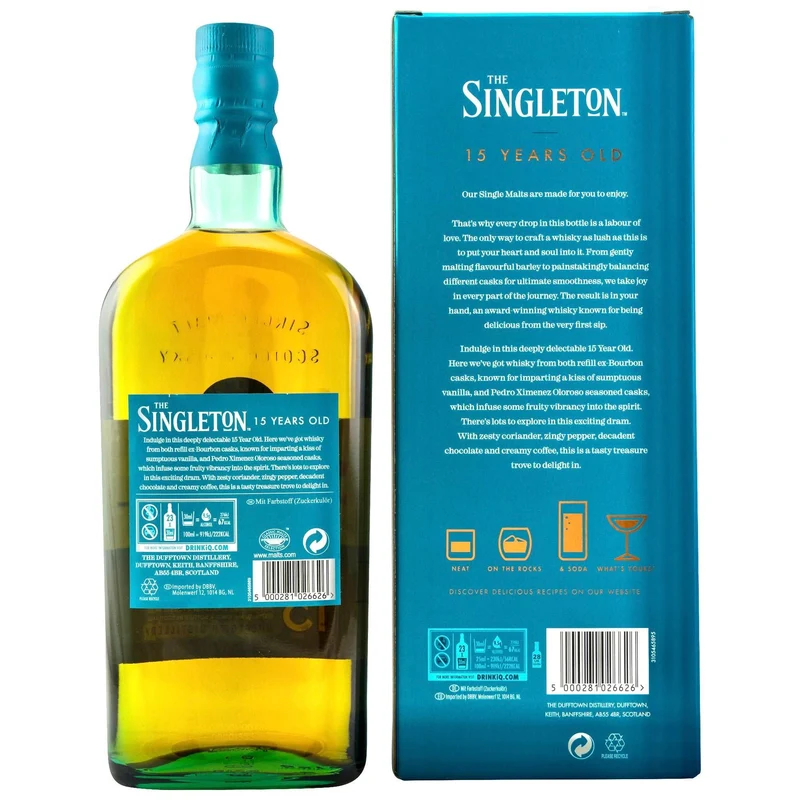 The Singleton of Dufftown | 15 Jahre | Fruity Decadence | 40%