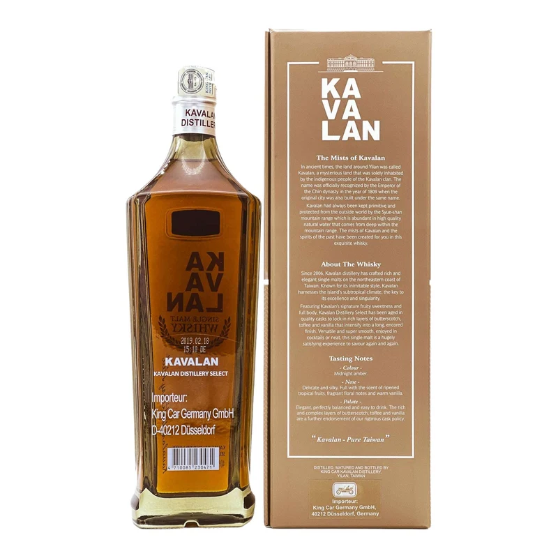 Kavalan | Distillery Select | Taiwanese Whisky | 40%