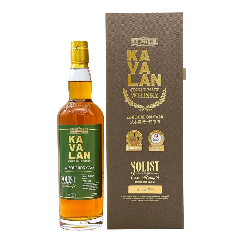 Kavalan | Solist | Ex-Bourbon | Cask Strength | Taiwanese Whisky | 57,1%