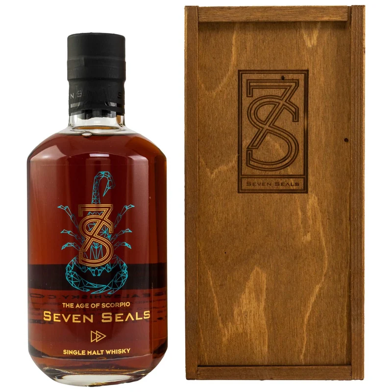 Seven Seals | The Age of Scorpio | Whisky | 0,5l | 49,7% | inklusive 7Seals Whisky Glas GRATIS