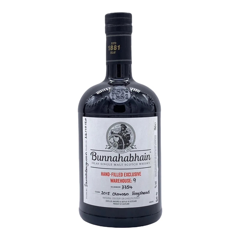 Bunnahabhain | Hand-Filled Exclusive Warehouse #9 Cask 3354 | 2015 Oloroso Hogshead | 60,4%