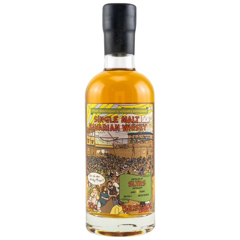 Slyrs | 3 Jahre | That Boutique-y Whisky Company | Batch 1 | German Whisky | 0,5l | 52,5%