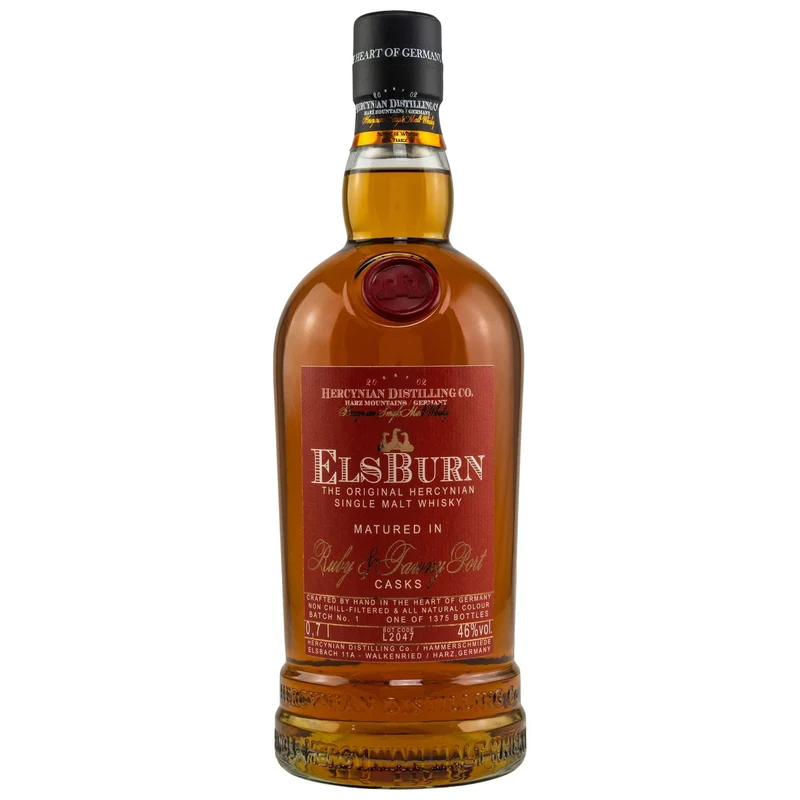 ElsBurn Ruby & Tawny Port Cask | Batch No. 1 | German Whisky | 46%