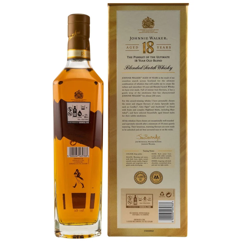 Johnnie Walker | 18 Jahre | The Ultimate | Blended Scotch Whisky | 40%