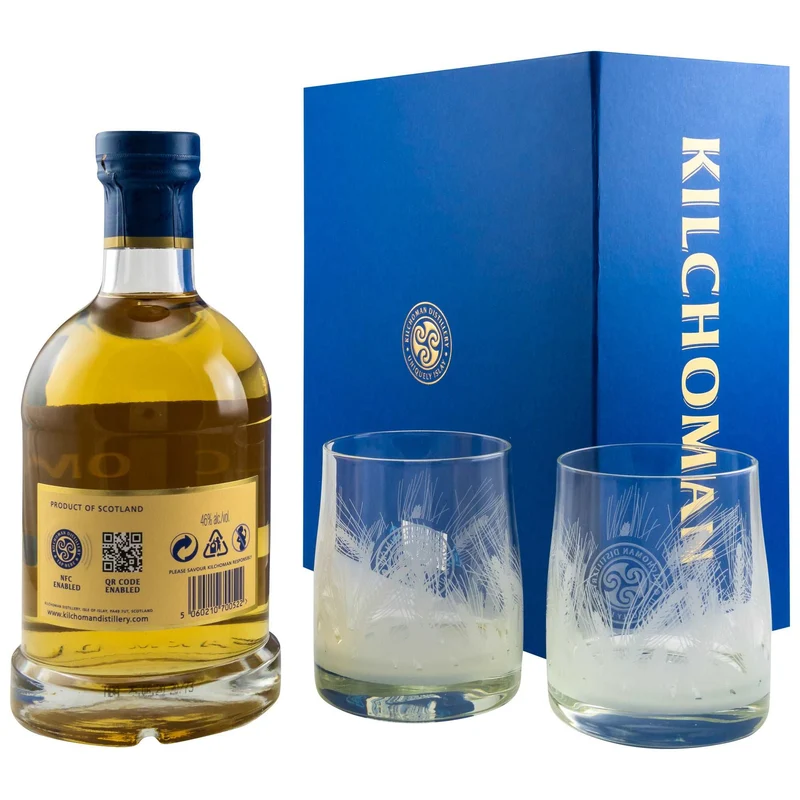 Kilchoman | Machir Bay | Geschenkset mit 2 Tumblern | 46%