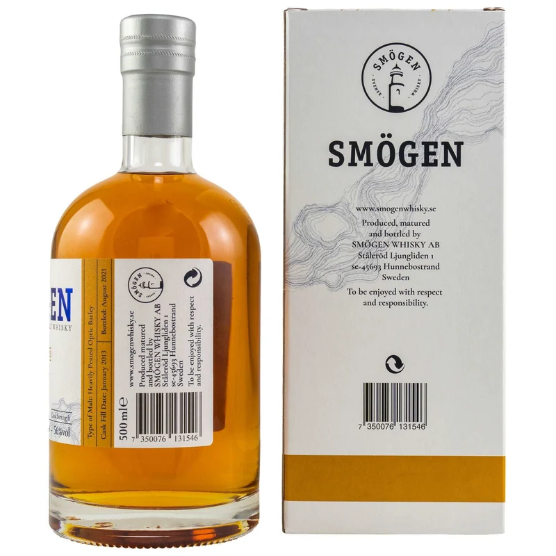 Smögen | 8 Jahre | 2013/2021 | Swedish Puncheons | Swedish Whisky | 0,5l | 56%