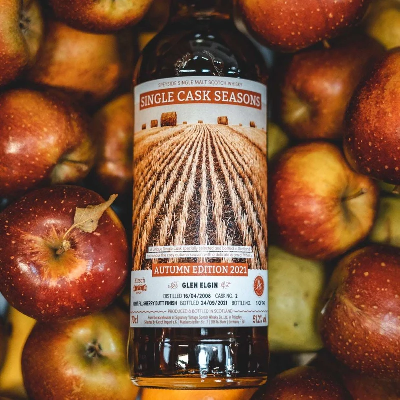 Glen Elgin | 13 Jahre | 2008/2021 | Autumn Edition 2021 Signatory Single Cask Seasons | 51,2%