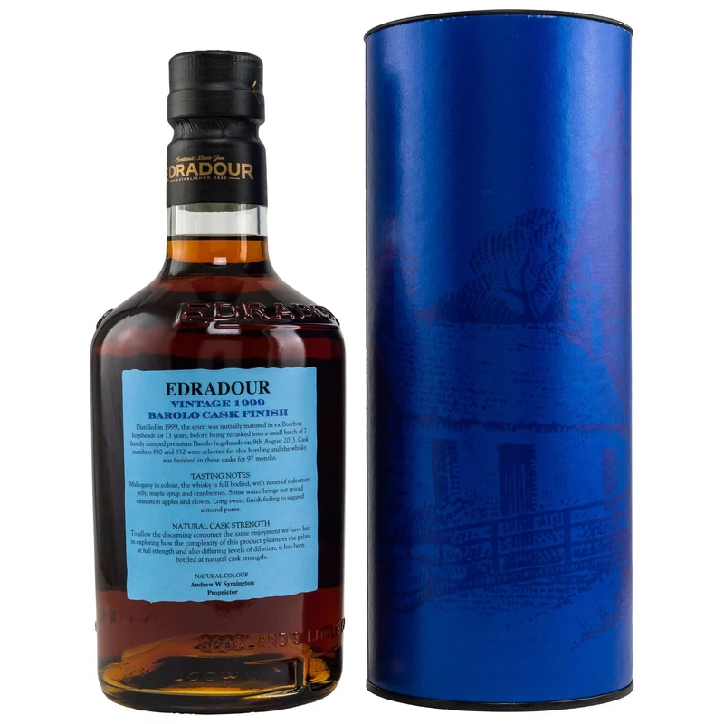 Edradour | 22 Jahre | 1999/2021 | Barolo Cask Finish #830+832 | 55,2%