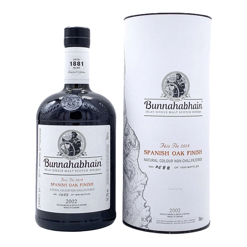 Bunnahabhain | 15 Jahre | Feis Ile 2018 | 2002 Spanish Oak Finish | 58,2%