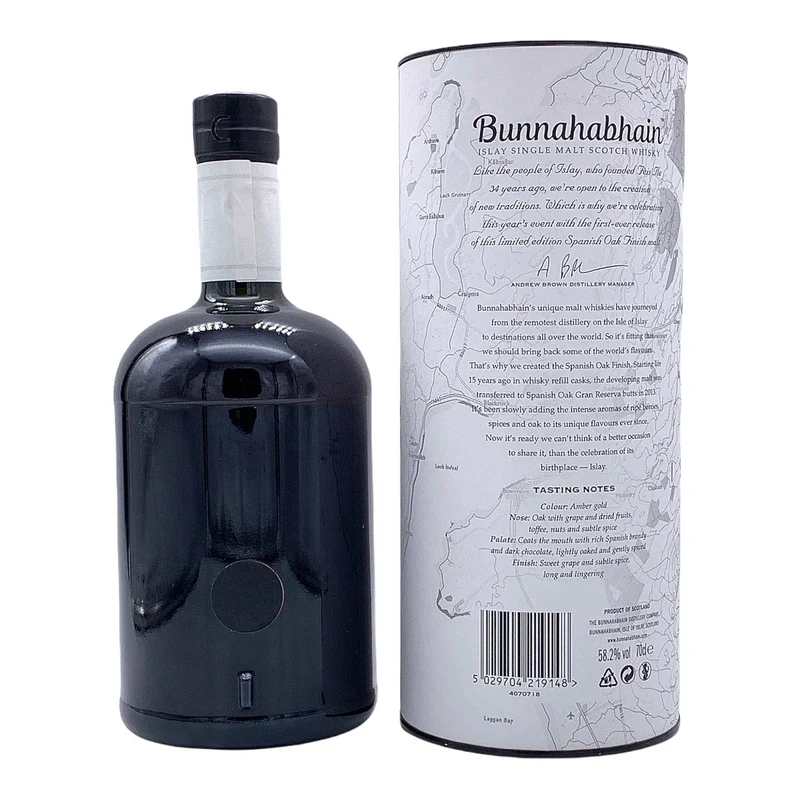 Bunnahabhain | 15 Jahre | Feis Ile 2018 | 2002 Spanish Oak Finish | 58,2%