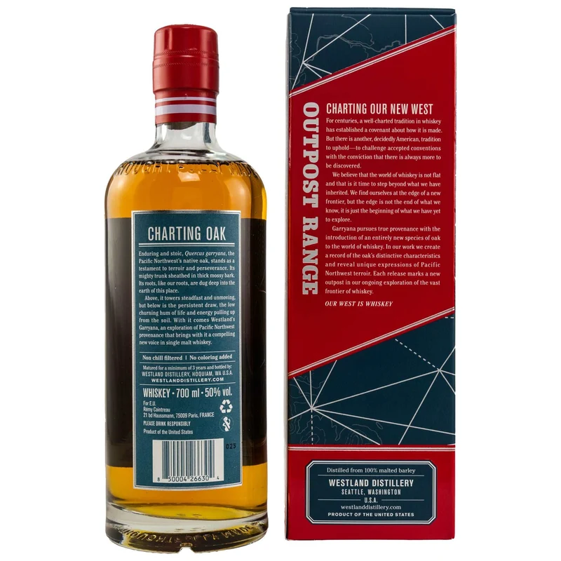 Westland Garryana 5th Edition| Outpost Range | American Single Malt | 50%