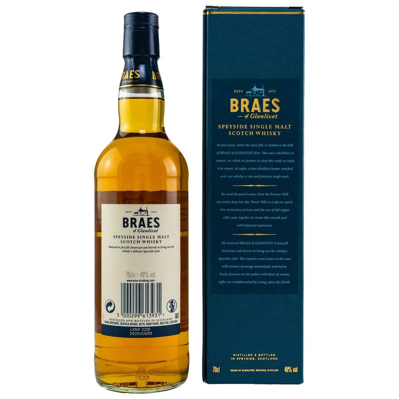 Braes of Glenlivet (Braeval) | 25 Jahre | Rare Release | 48%