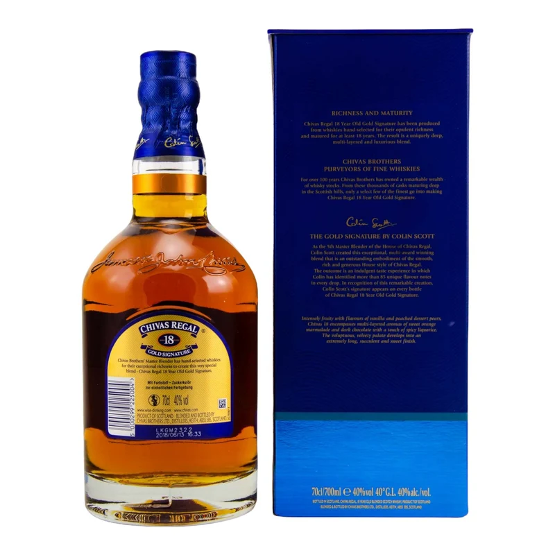 Chivas Regal | 18 Jahre | Gold Signature | Blended Scotch Whisky | 40%