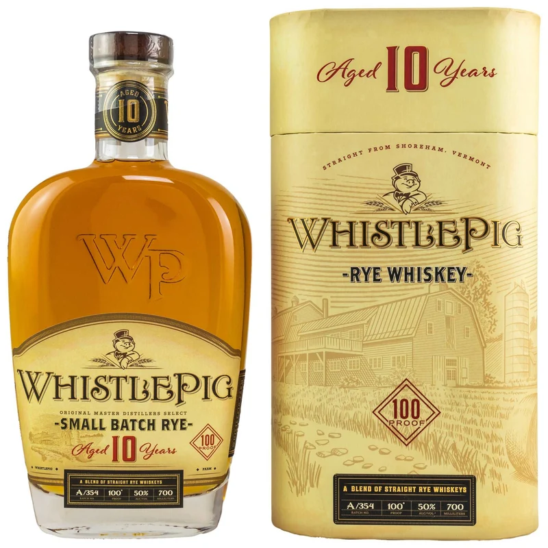 WhistlePig | 10 Jahre | 100 Proof | Straight Rye Whiskey | 50%