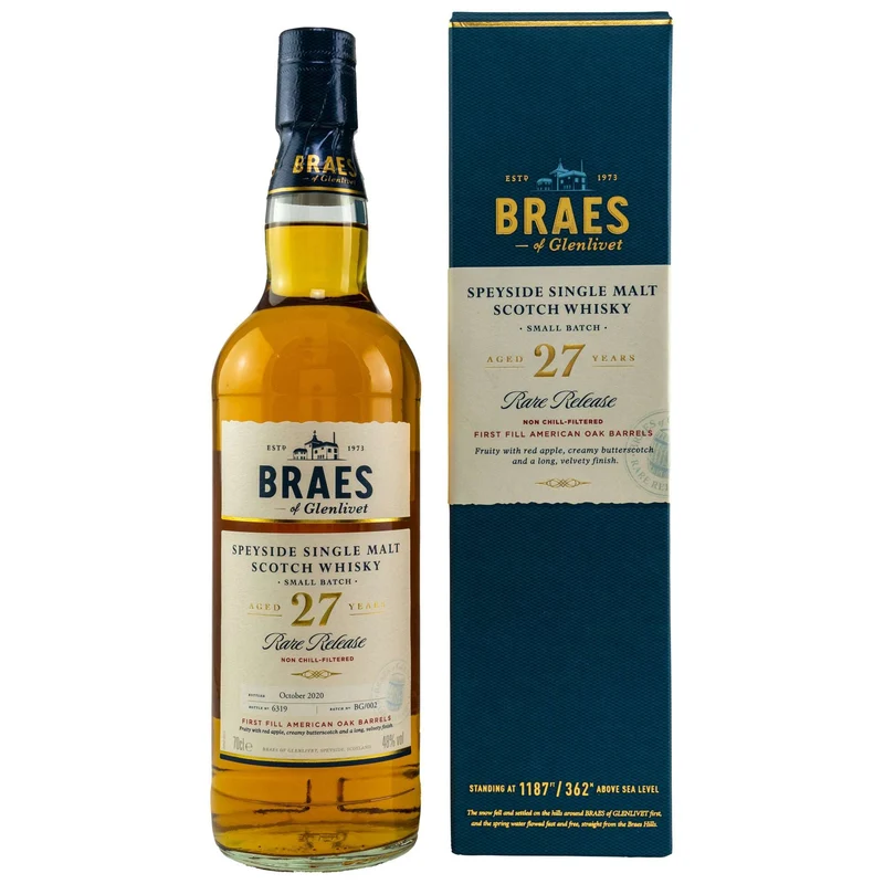 Braes of Glenlivet (Braeval) | 27 Jahre | Rare Release | 48%