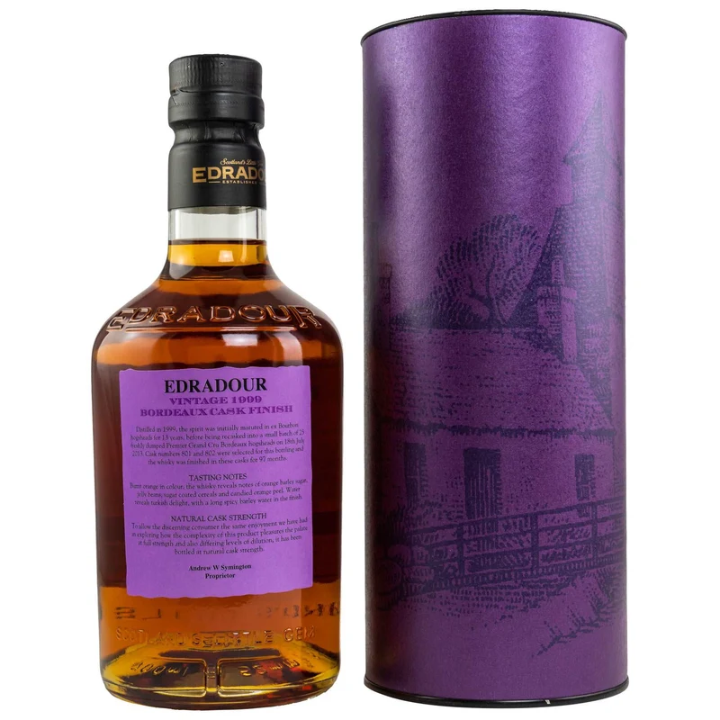 Edradour | 21 Jahre | 1999/2021 | Bordeaux Cask Finish #801+802 | 55,7%
