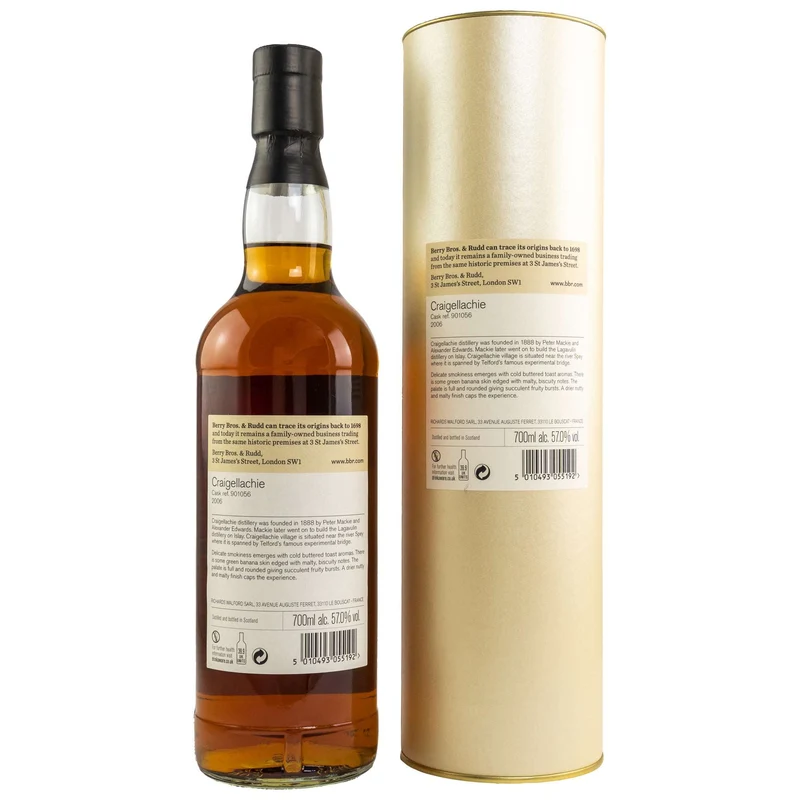 Craigellachie | 12 Jahre | 2006-2019 | #901056/7 | Berry Bros. & Rudd | 57%