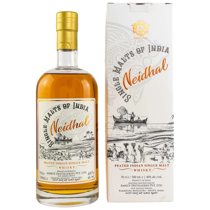 Amrut | Neidhal | Single Malts of India | Peated Indian Whisky | 46%