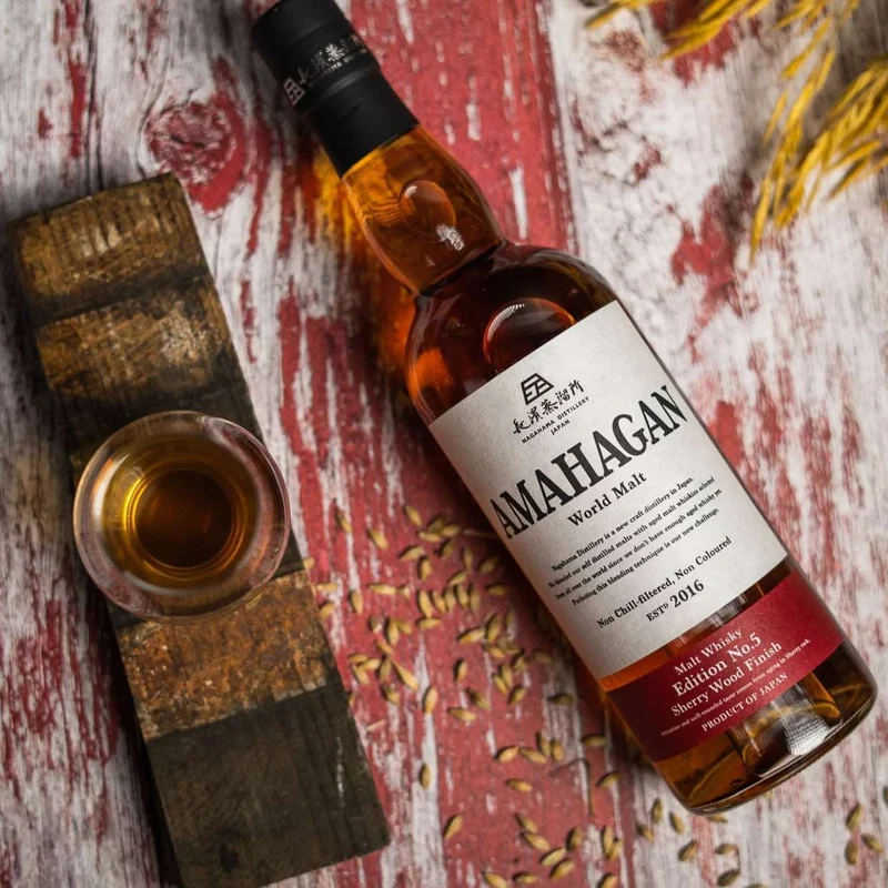 Amahagan | World Malt Edition No. 5 | Sherry Wood Finish | Blended Japanese Whisky | 47%