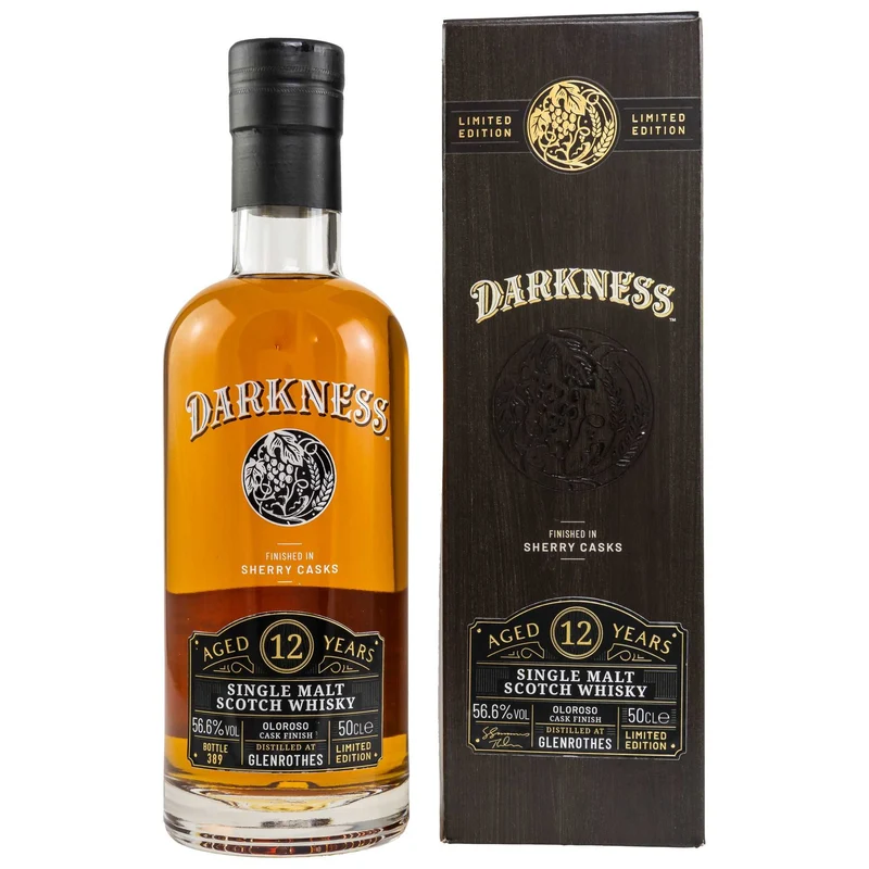 Glenrothes | 12 Jahre | Oloroso Cask Finish | Darkness Limited Edition | 0,5l | 56,6%