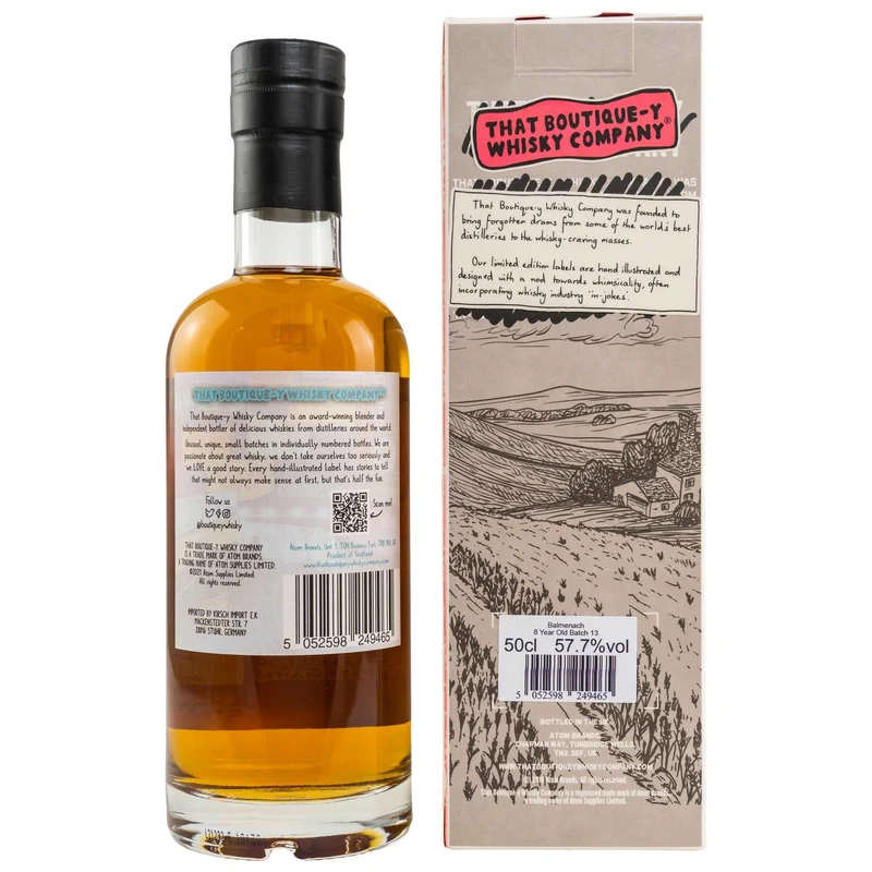 Balmenach | 8 Jahre | Batch 13 | Limited Release | That Boutique-y Whisky Company | 0,5l | 57,7%