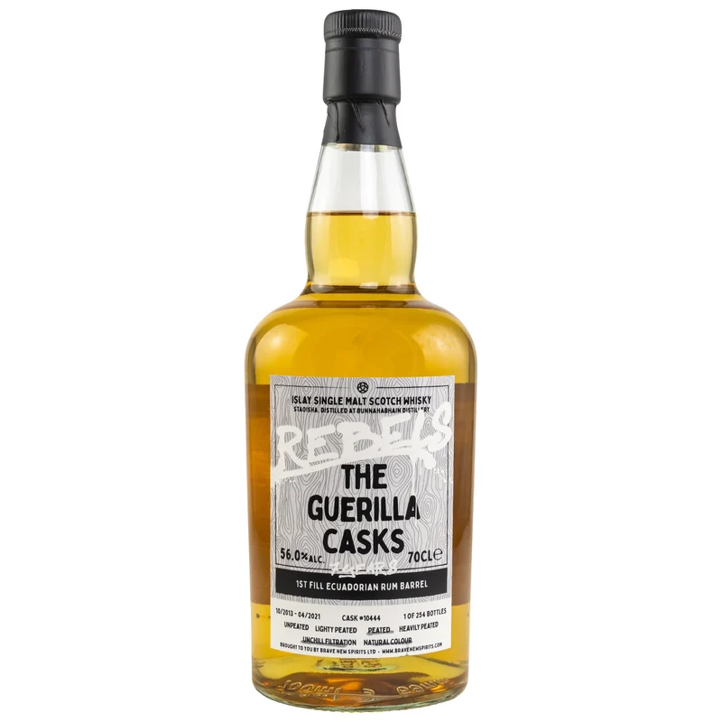Bunnahabhain Staoisha | 7 Jahre | 2013/2021 | Rebels #10444 | The Guerilla Casks | 56%
