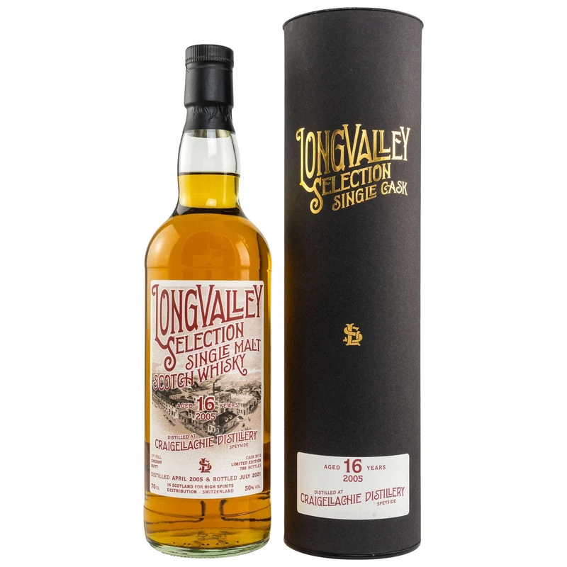 Craigellachie | 16 Jahre | 2005/2021 | LongValley Selection | Sherry Butt #2 | 50%