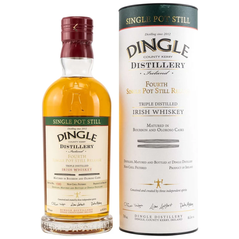Dingle | Single Pot Still Release | Batch 4 | Tripple Distilled | 46,5%