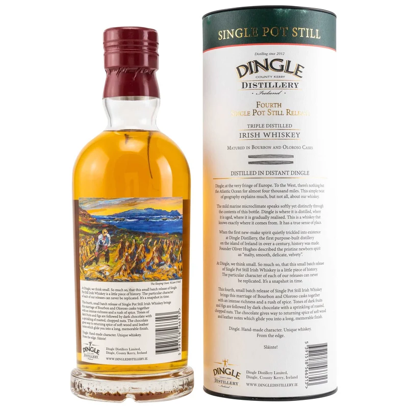 Dingle | Single Pot Still Release | Batch 4 | Tripple Distilled | 46,5%