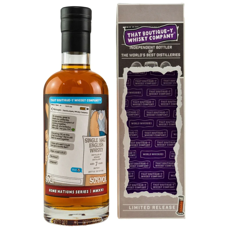 Adnams | 7 Jahre | Batch 1 | Limited Release | That Boutique-y Whisky Company | 0,5l | 50%