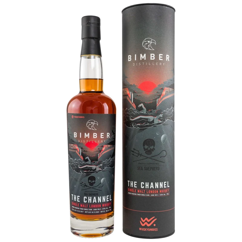 Bimber Distillery | The Channel | 4 Jahre | Madeira Single Cask 109/4 | Sea Shepherd | 57,8%