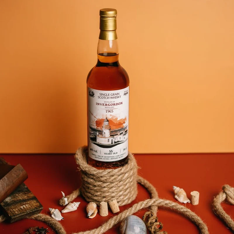 Invergordon | 55 Jahre | 1965/2021 | Wu Dram Clan & Kirsch | Single Grain Scotch Whisky | 40%