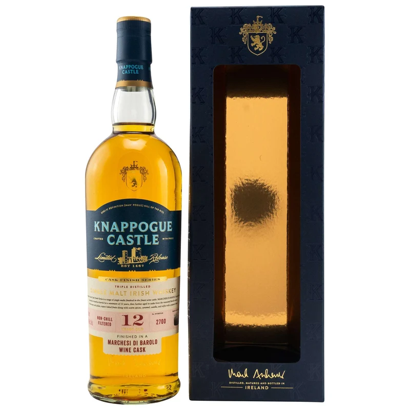 Knappogue Castle | 12 Jahre | Marchesi di Barolo | Cask Finish Series | Irish Whiskey | 46%