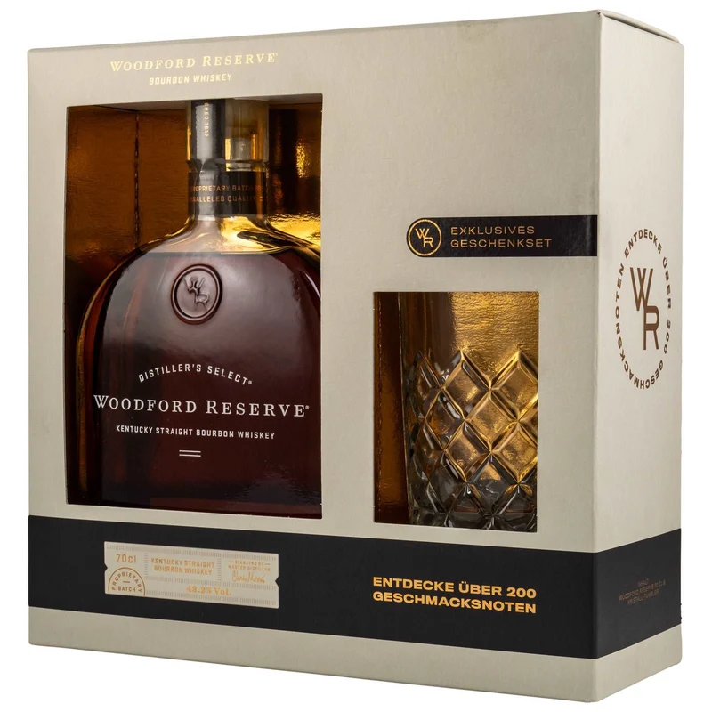 Woodford Reserve | Distiller's Select Geschenk-Set | Kentucky Straight Bourbon | 43,2%