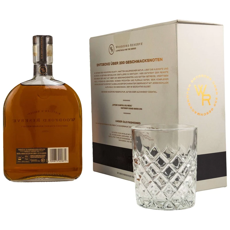 Woodford Reserve | Distiller's Select Geschenk-Set | Kentucky Straight Bourbon | 43,2%